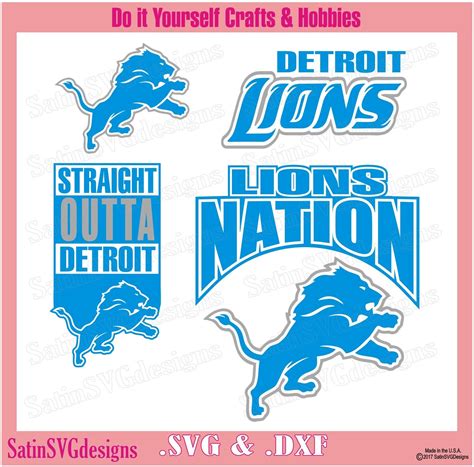 Free 126 Silhouette Detroit Lions Svg SVG PNG EPS DXF File