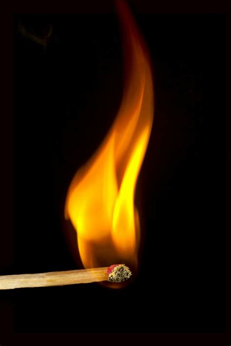 HD wallpaper: match stick with flame, fire, close, burn, matches ...