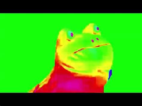 ضفدع ملون | Rainbow frog dance green screen - YouTube