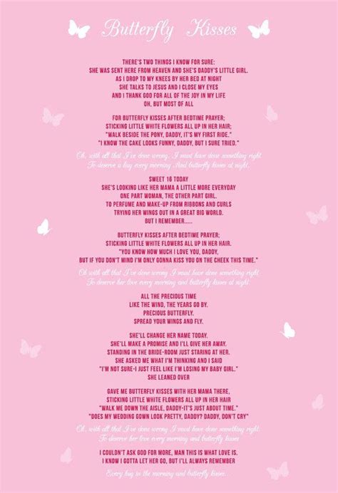 Butterflies Lyrics