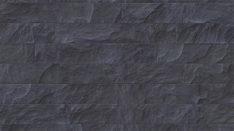 Slate gray outdoor stone cladding seamless surface loop. Stone tiles ...