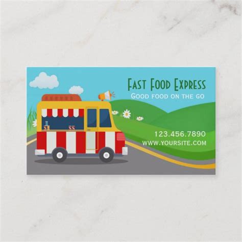 Food Truck Business Card | Zazzle.com.au