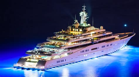 Roman Abramovich´s 163.5meter super yacht M/Y Eclipse, photographed by ...