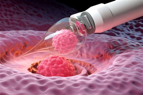 Skin Cancer Biopsy Procedure Stock Illustration - Illustration of pink ...