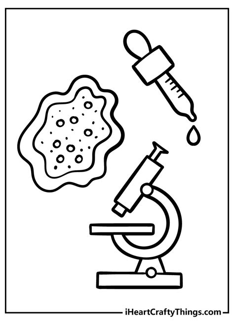 Science Experiment Coloring Page