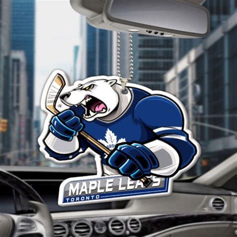 Toronto Maple Leafs Mascot Acrylic Car Ornament - RobinPlaceFabrics