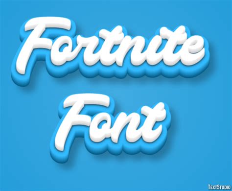 Fortnite Font Text Effect and Logo Design Font