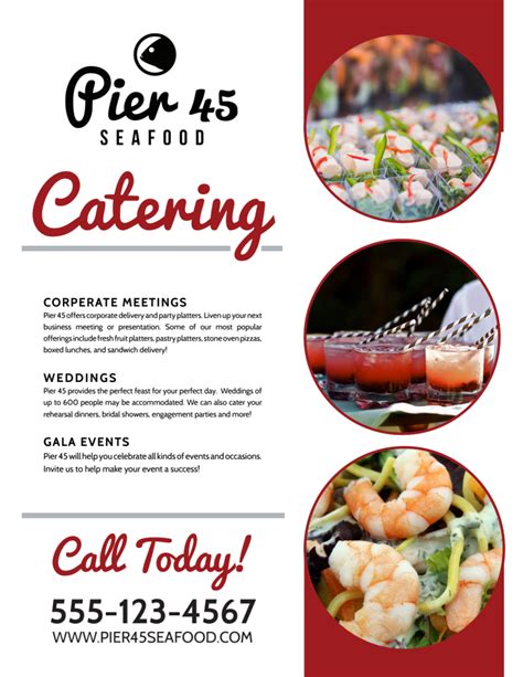 Holiday Catering Flyers