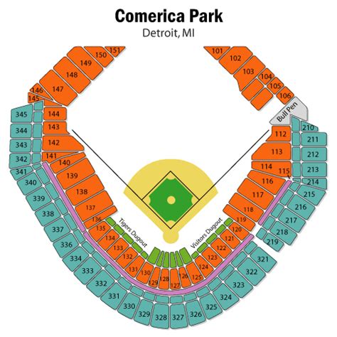 Chene Park Seating Chart