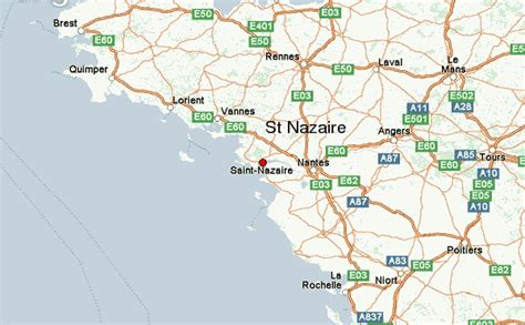 Saint Nazaire Map and Saint Nazaire Satellite Images