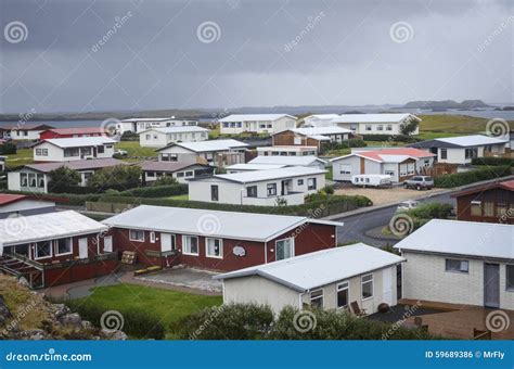 Icelandic houses stock photo. Image of residential, housing - 59689386