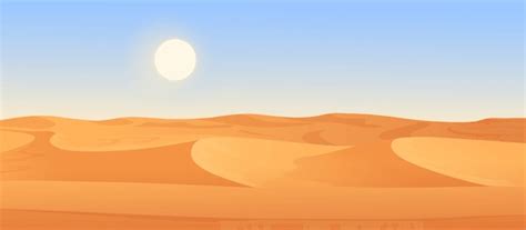 Desert Background Cartoon