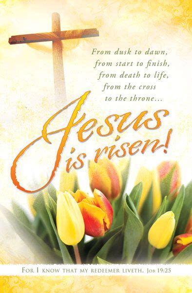 Life Bulletin Cover Easter Bulletins - JoBSPapa.com | Easter bulletins, Jesus is risen, Bulletin ...