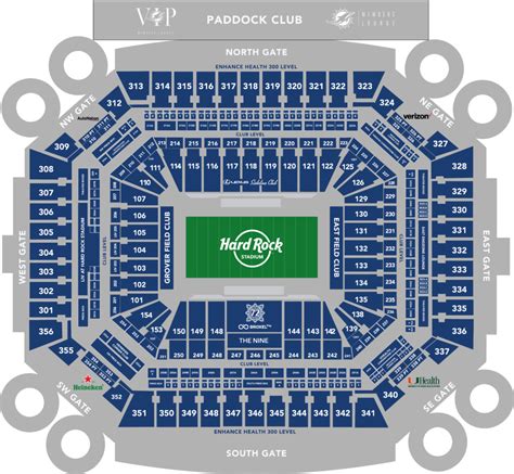 Hard Rock Stadium Seating Chart Concert | Cabinets Matttroy