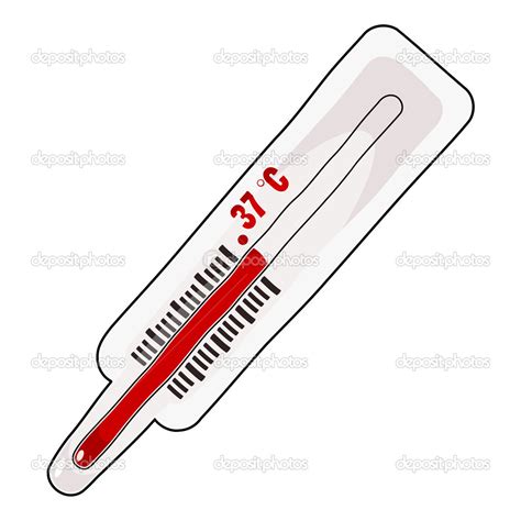 Thermometer cartoon image | Cartoon thermometer. eps10 — Stock Vector © lapotnik #14174601