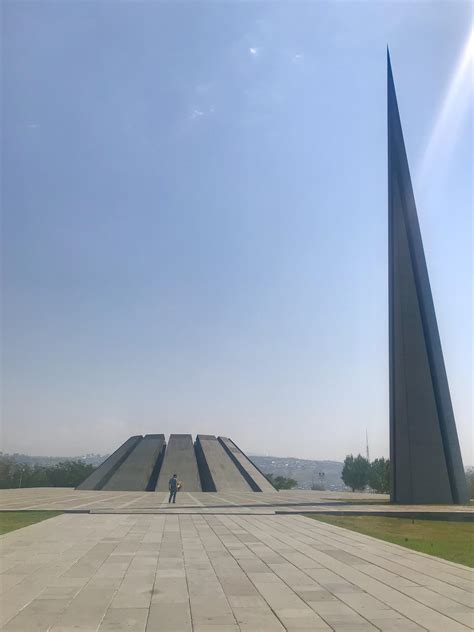 Armenian Genocide Memorial, Tsitsernakaberd. Yerevan, Armenia. : r/brutalism