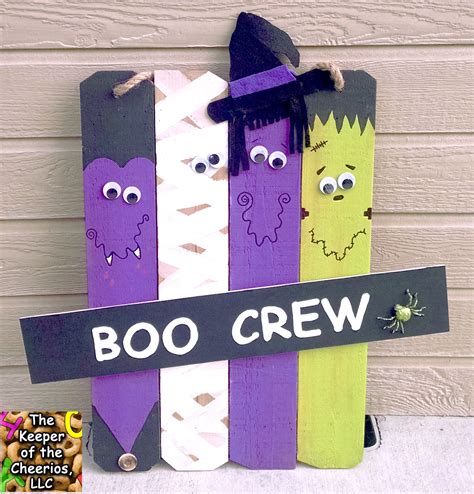 Pallet Halloween Decorations, Halloween Wood Signs, Halloween Wood Crafts, Fall Halloween Decor ...