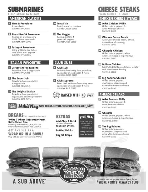 jersey mike's denver menu - Kali Maxey