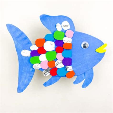 Rainbow Fish Paper Plate Craft