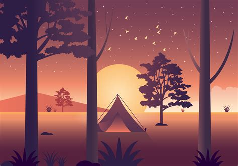 Vector Beautiful Nature Illustration 239809 Vector Art at Vecteezy