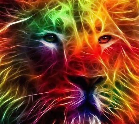 Colorful Lion Wallpapers - 4k, HD Colorful Lion Backgrounds on WallpaperBat