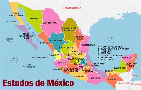 ¿Cuántos estados tiene México? - México mi país