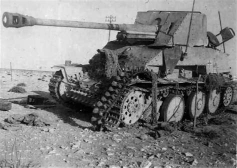 Marder III German tank destroyer of DAK Afrika Korps | World War Photos