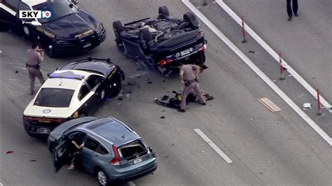 Car crashes during chase on I-95 - Win Big Sports