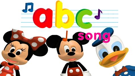 MIKEY MOUSE ABC SONG Mickey Nursery Rhymes! | 🎼 Disney Junior Music Nursery Rhymes | Disney ...