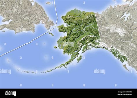 Map of alaska hi-res stock photography and images - Alamy