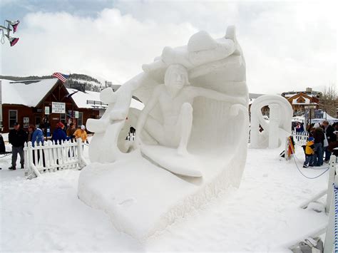 Breckenridge Colorado Ice Sculptures - LOVELAND SCULPTURE WALL