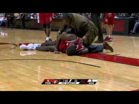 Greg Oden Injury - YouTube