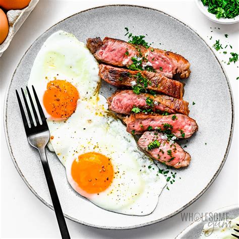 Steak And Eggs (Perfect Breakfast!) - Wholesome Yum