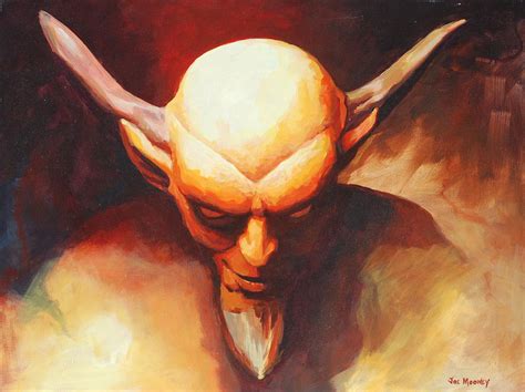 Satan Painting by Joseph Mooney