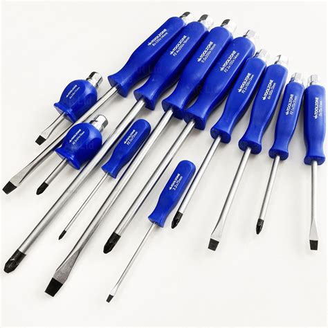 Magnetic Screwdriver Set with HEX Impact Bolster handle heavy duty ...