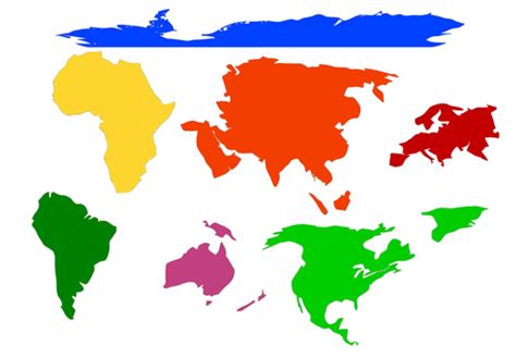 Continents Clipart | Free download on ClipArtMag