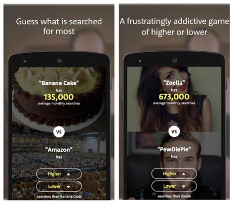 The Higher Lower Game, el juego para adivinar qué se busca más en Google : Applicantes ...