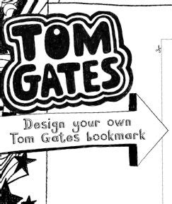 Doodle your own bookmark! - Tom Gates