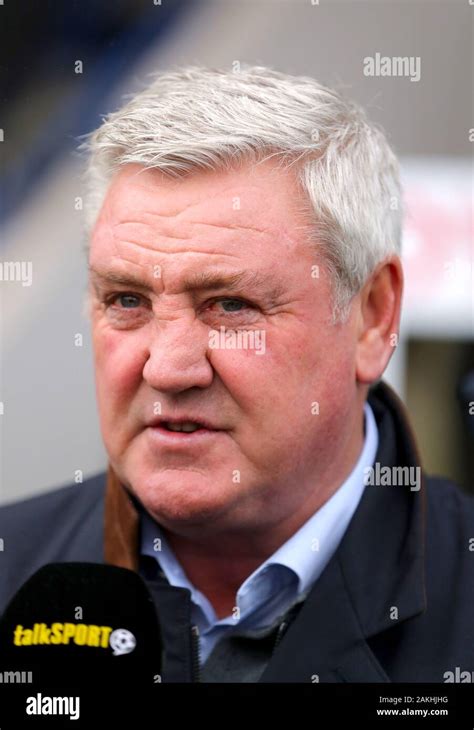 Newcastle United manager Steve Bruce Stock Photo - Alamy