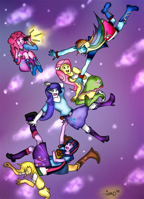 Equestria Girls FanArt by IWriteAndDraw on DeviantArt