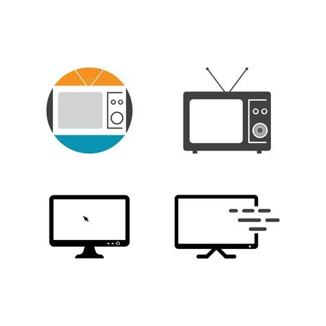 TV logo design 19034856 Vector Art at Vecteezy