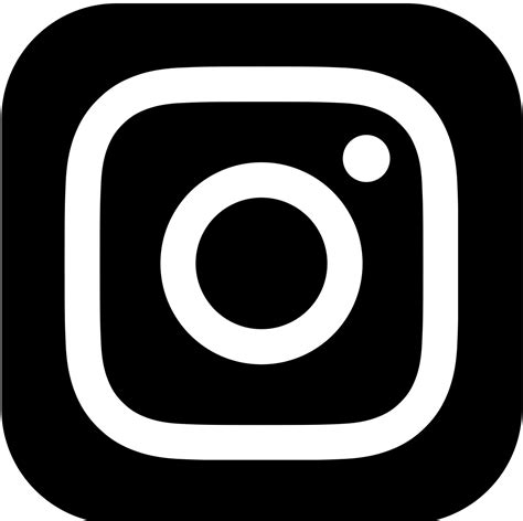 Instagram Icon Black White at Vectorified.com | Collection of Instagram Icon Black White free ...