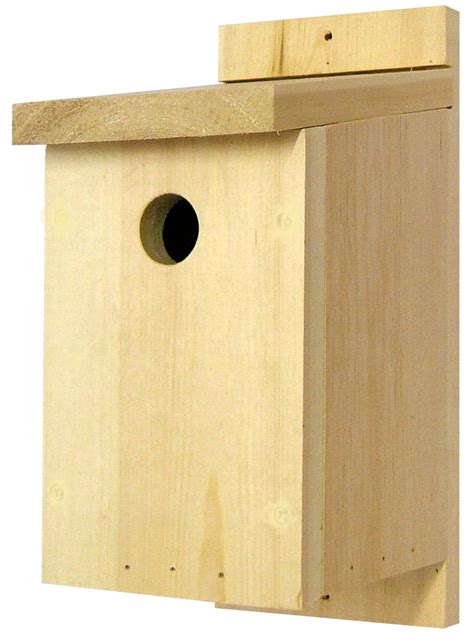 Traditional Wooden Bird Nest Box: NHBS