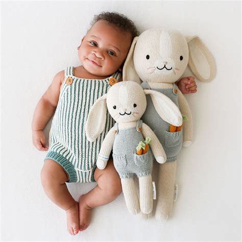 Cuddle + Kind Hand Knit Doll Henry the Bunny - The Infant Boutique