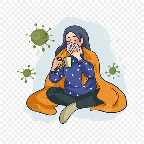 Sick Flu Clipart