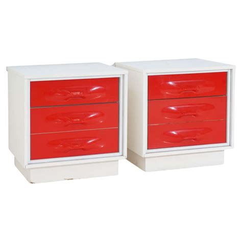 Pair of Machine Age Nightstands For Sale at 1stDibs