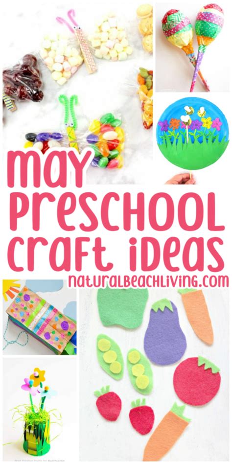 37+ May Preschool Crafts - Spring Art and Craft Activities - Natural Beach Living