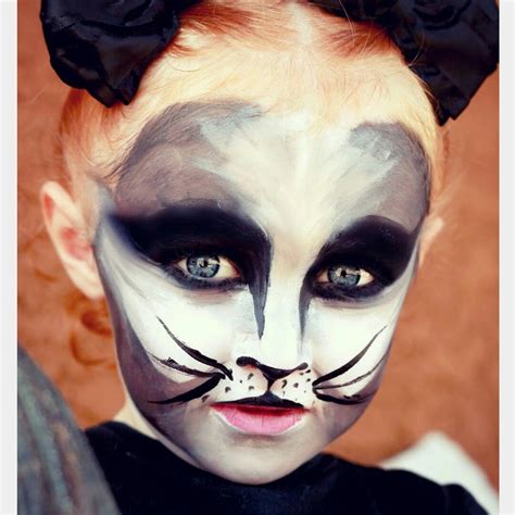 How to paint a cat face for halloween | gail's blog