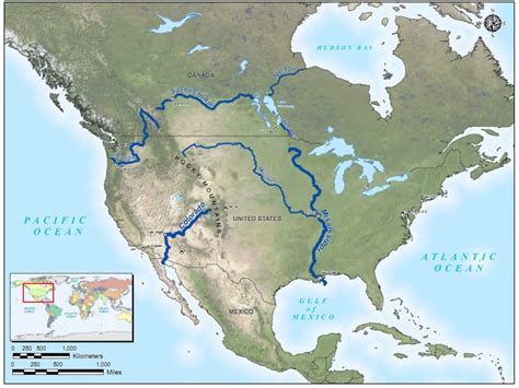 Map Of Usa With Rivers And Mountains - Osiris New Dawn Map