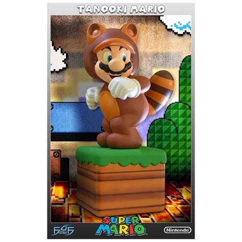 Super Mario 3-D Land Tanooki Mario Statue - First 4 Figures - Super ...